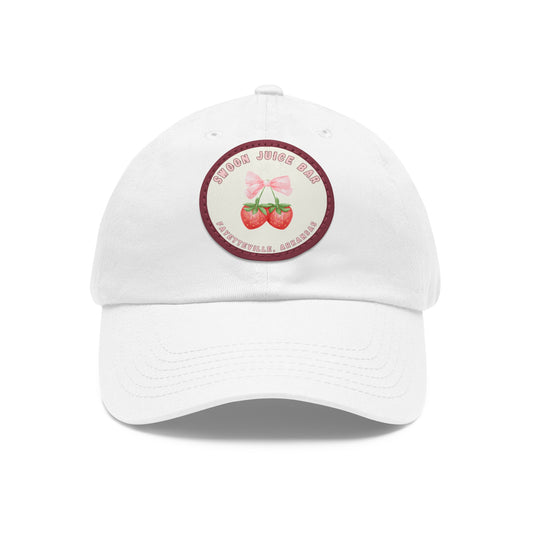 Custom Dad Hat with Leather Patch - Perfect for Celebrating Events