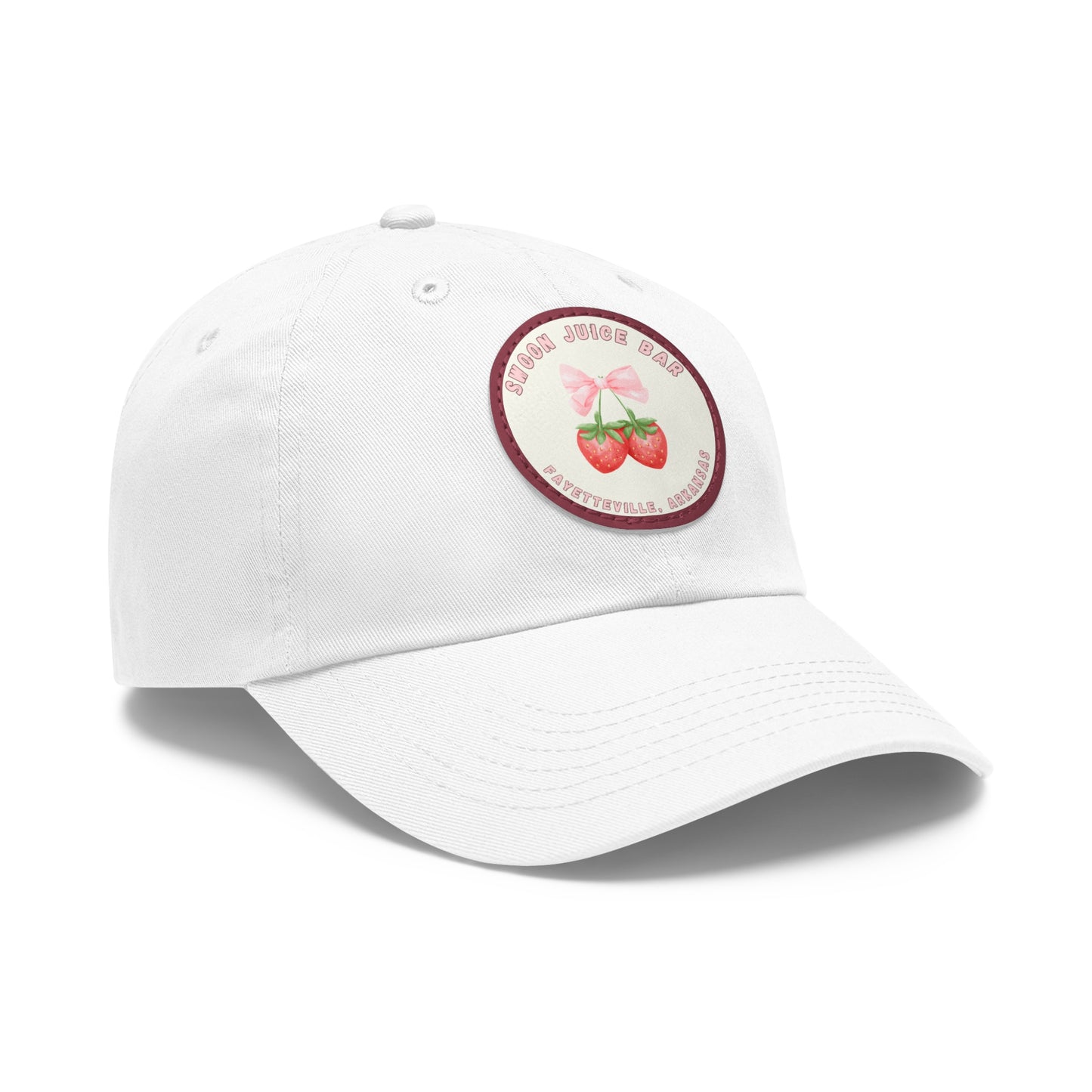 Custom Dad Hat with Leather Patch - Perfect for Celebrating Events