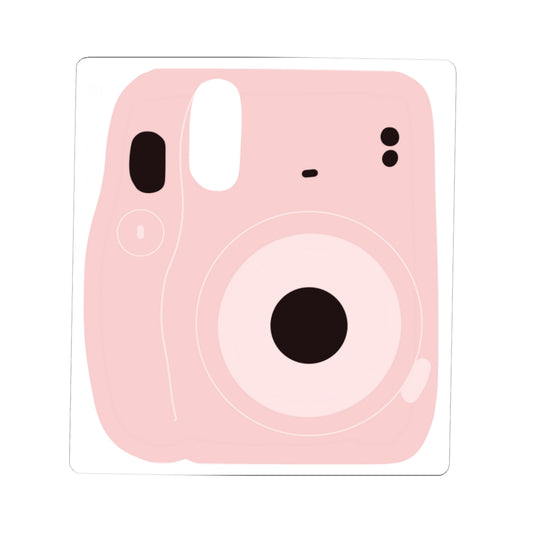 Cute Pink Camera Kiss-Cut Stickers | Aesthetic Laptop & Journal Décor