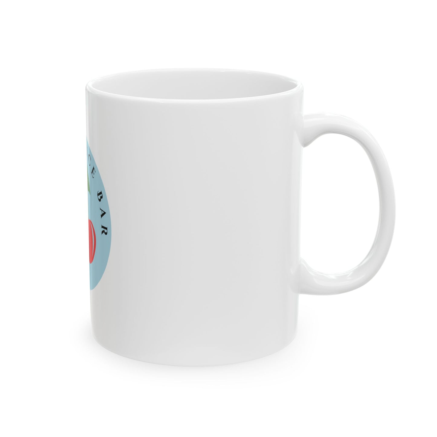 Swoon Juice Bar Ceramic Mug – Perfect for Coffee Lovers & Cherry Enthusiasts